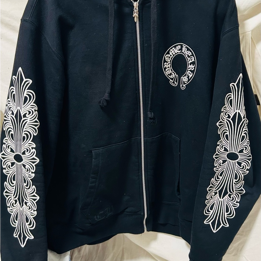 Chrome Hearts FU Zip Dagger Hoodie (Thick Lined)